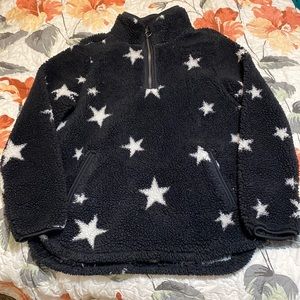 Women’s Large Cozy Sherpa Stars